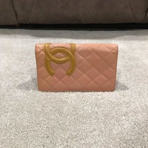 Chanel Lambskin Cambon Ligne Yen wallet